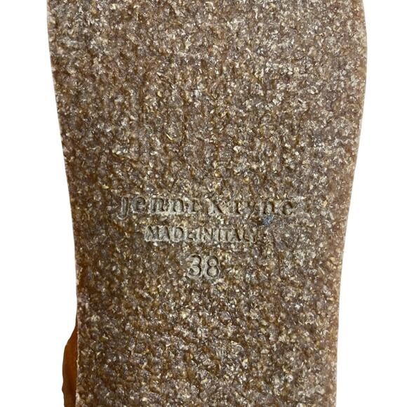 Jenni Kayne Shearling-Lined Moc Clog Natural Suede Slippers Size 38 Italy 8 US - Picture 14 of 15